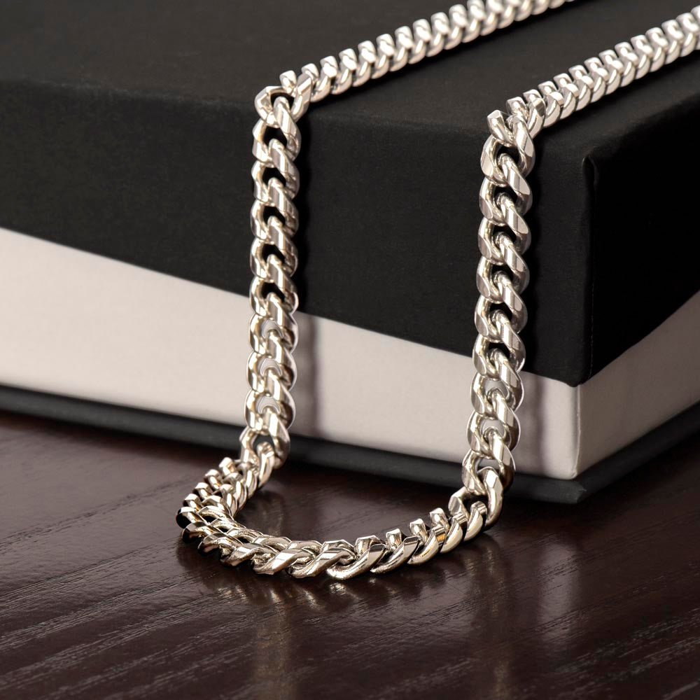 Cadou Personalizat Sot - colier Cuban Link