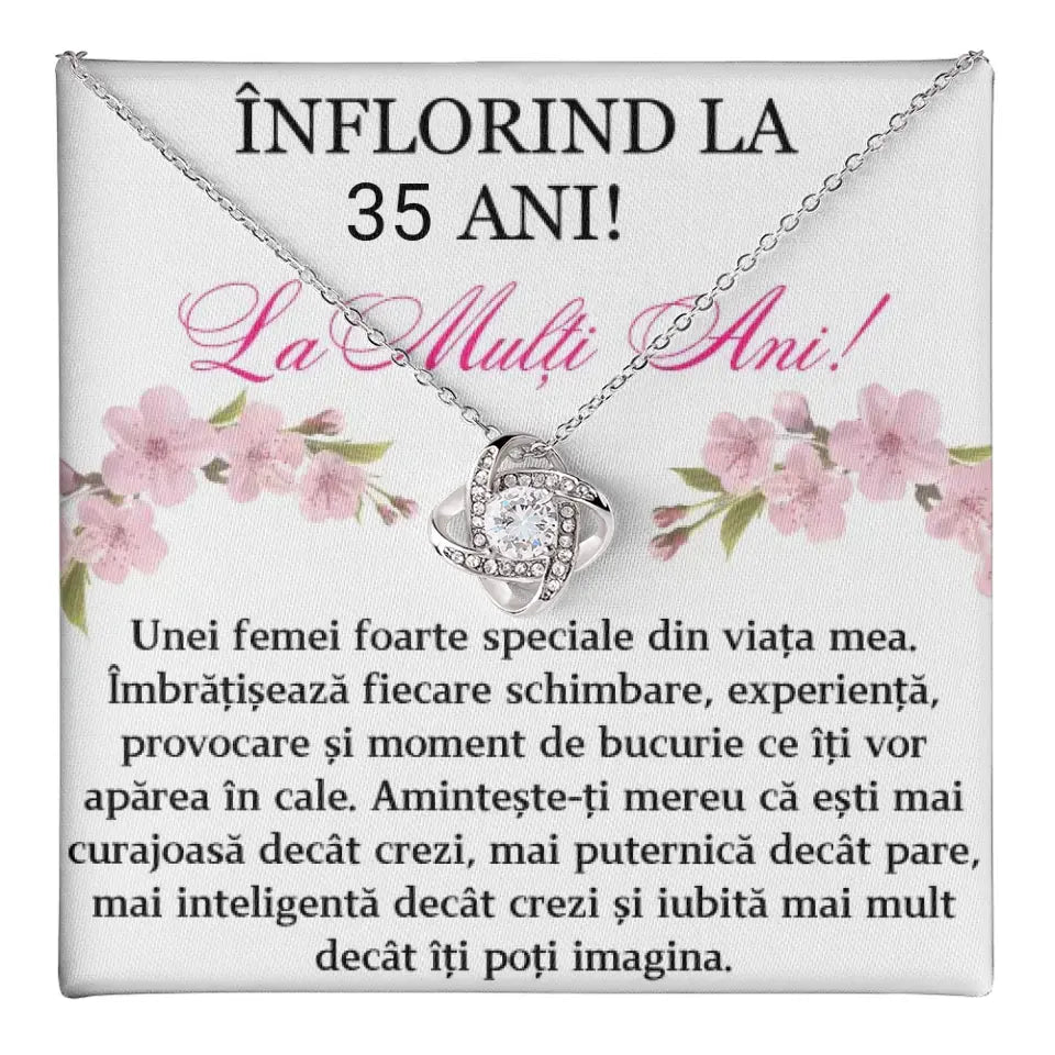 Colier Love + Mesaj Personalizat - Cadou pentru mama