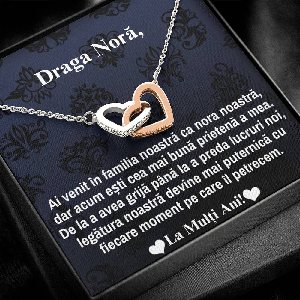 Cadou Personalizat Pentru Nora - Colier Inimi Pereche! – Emotiv