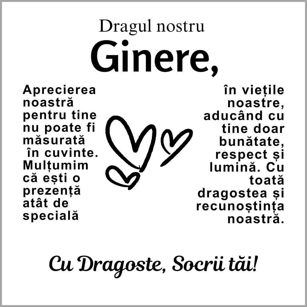 idei cadouri pt ginere