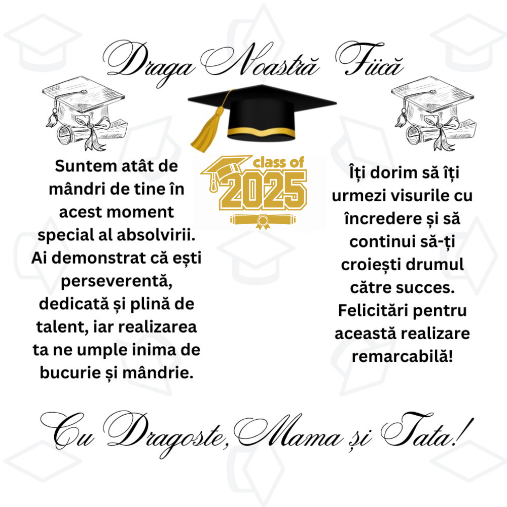Cadou Colier Pentru Fiică - Cadou de Absolvire