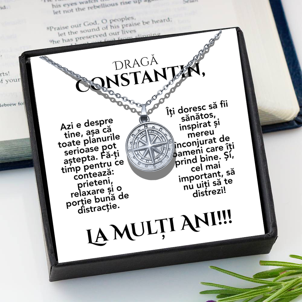 Cadou pentru Constantin - Colier Busola