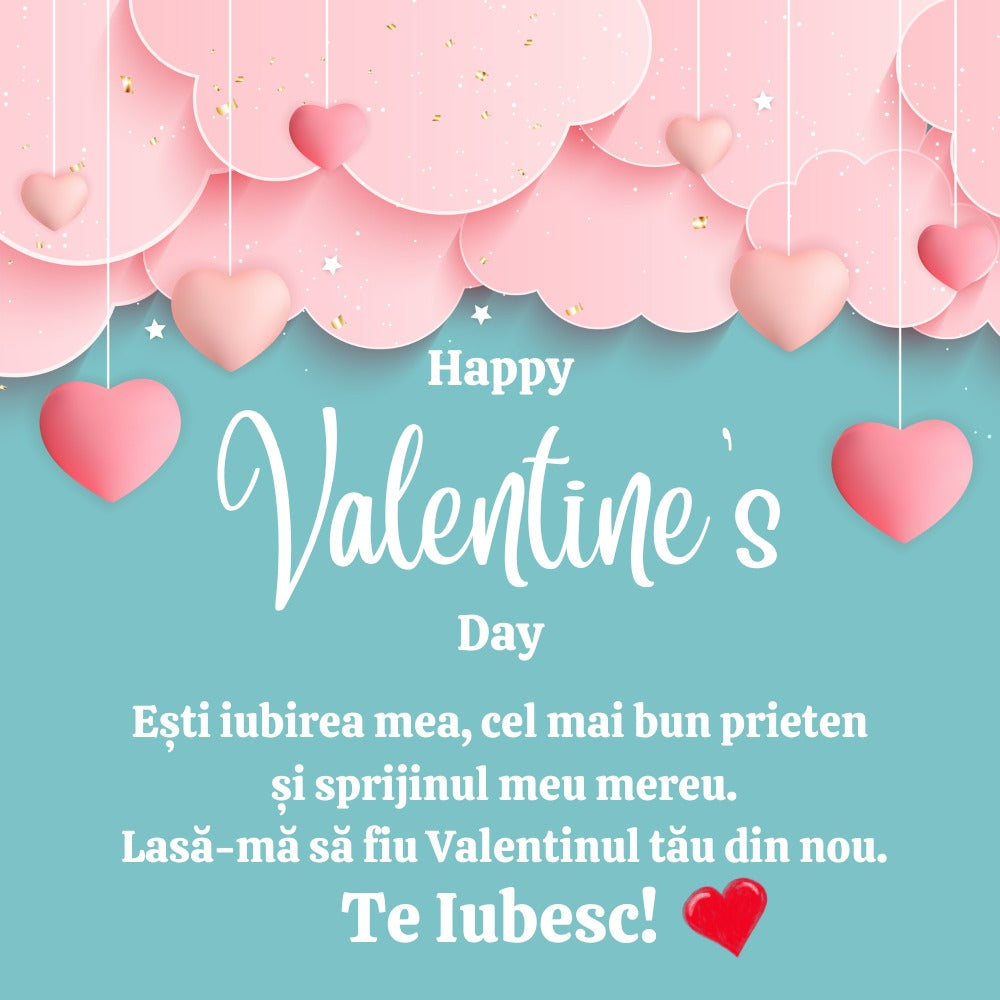 Cadou Iubita - Lănțișor Valentine's