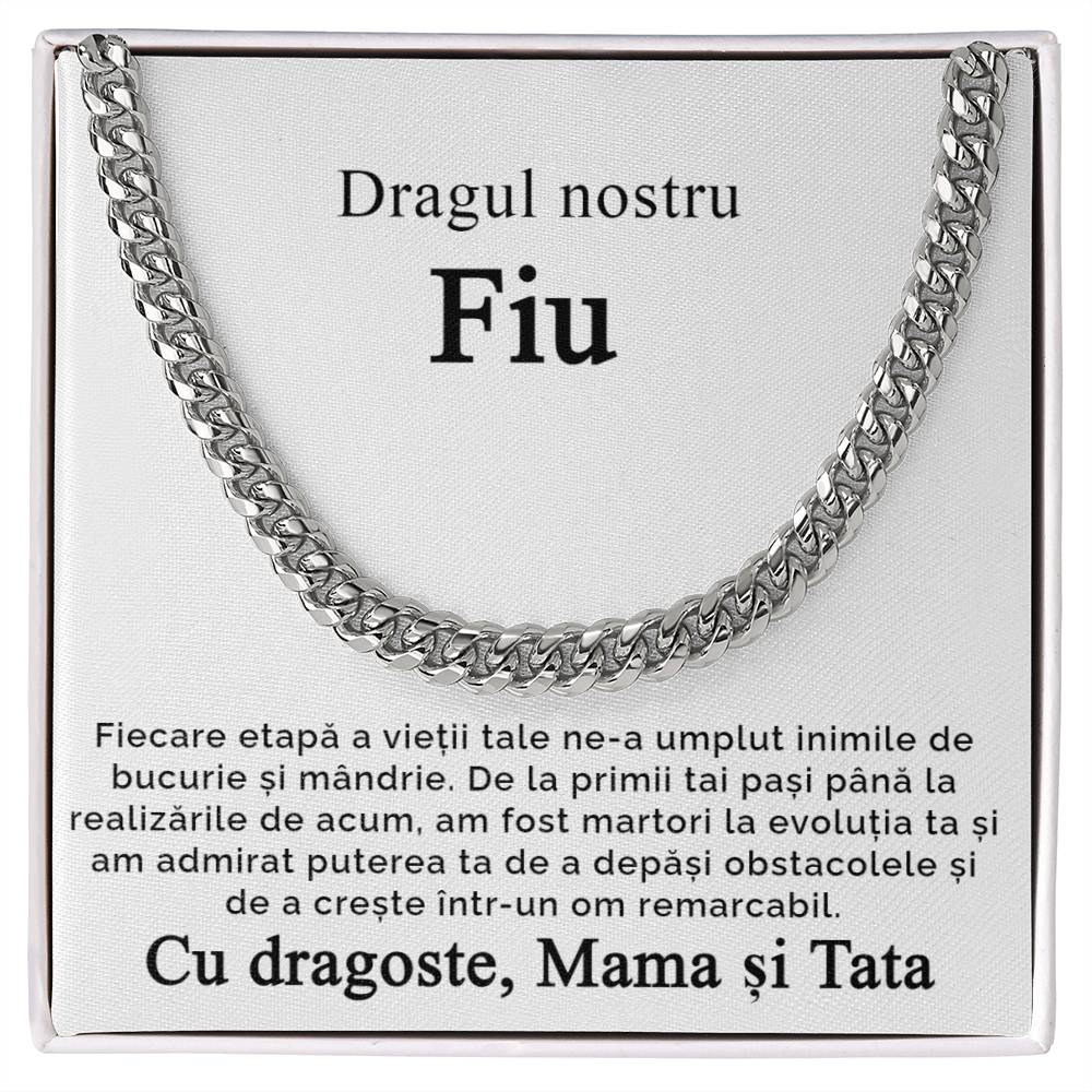 Bijuterie Pentru Fiu - Lantisor Cuban Link