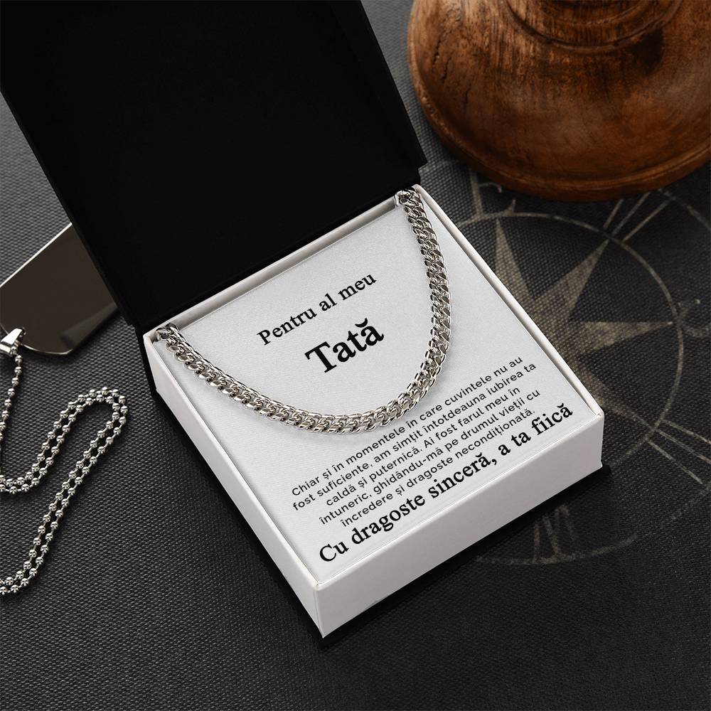 Cadou pentru tati - Cuban Link Lantisor