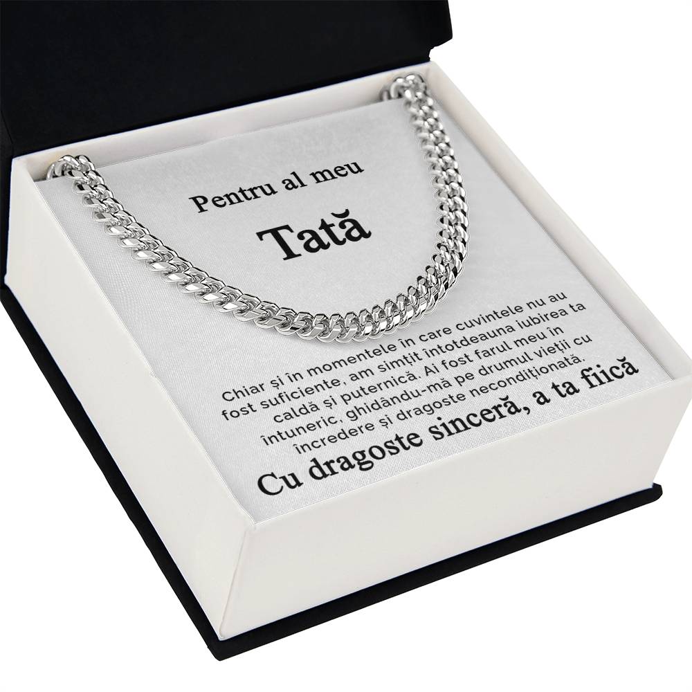 Cadou pentru tati - Cuban Link Lantisor