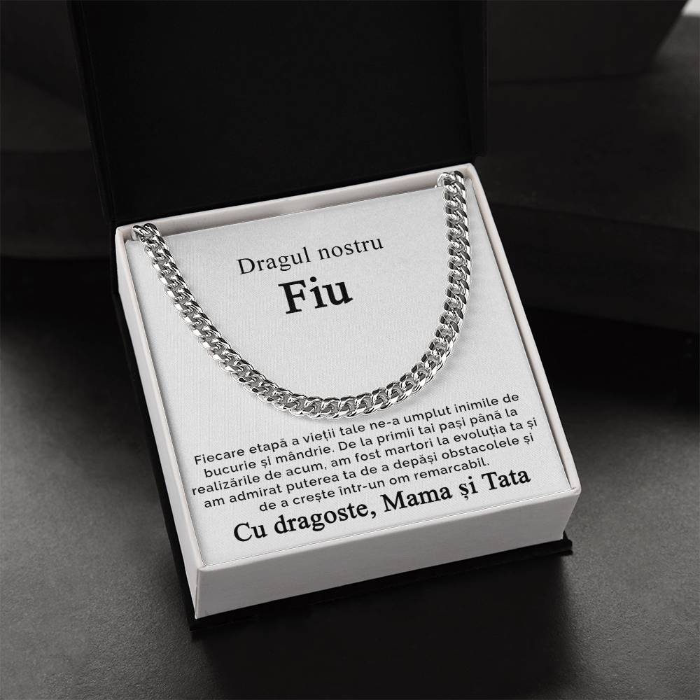 Bijuterie Pentru Fiu - Lantisor Cuban Link