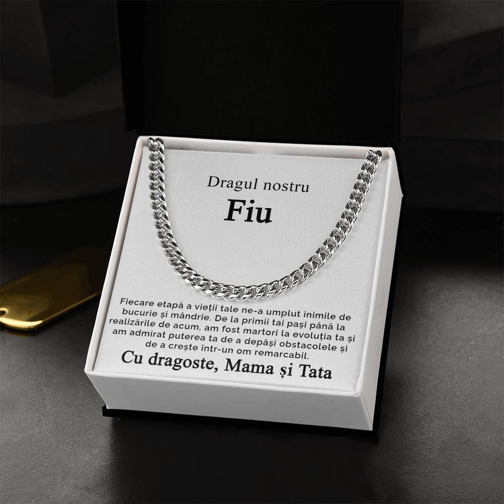 Bijuterie Pentru Fiu - Lantisor Cuban Link