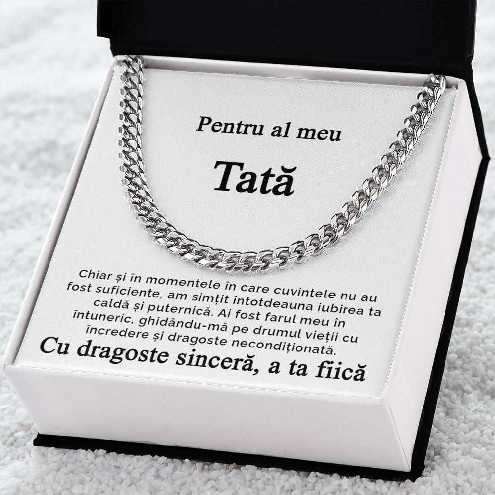 Cadou pentru tati - Cuban Link Lantisor