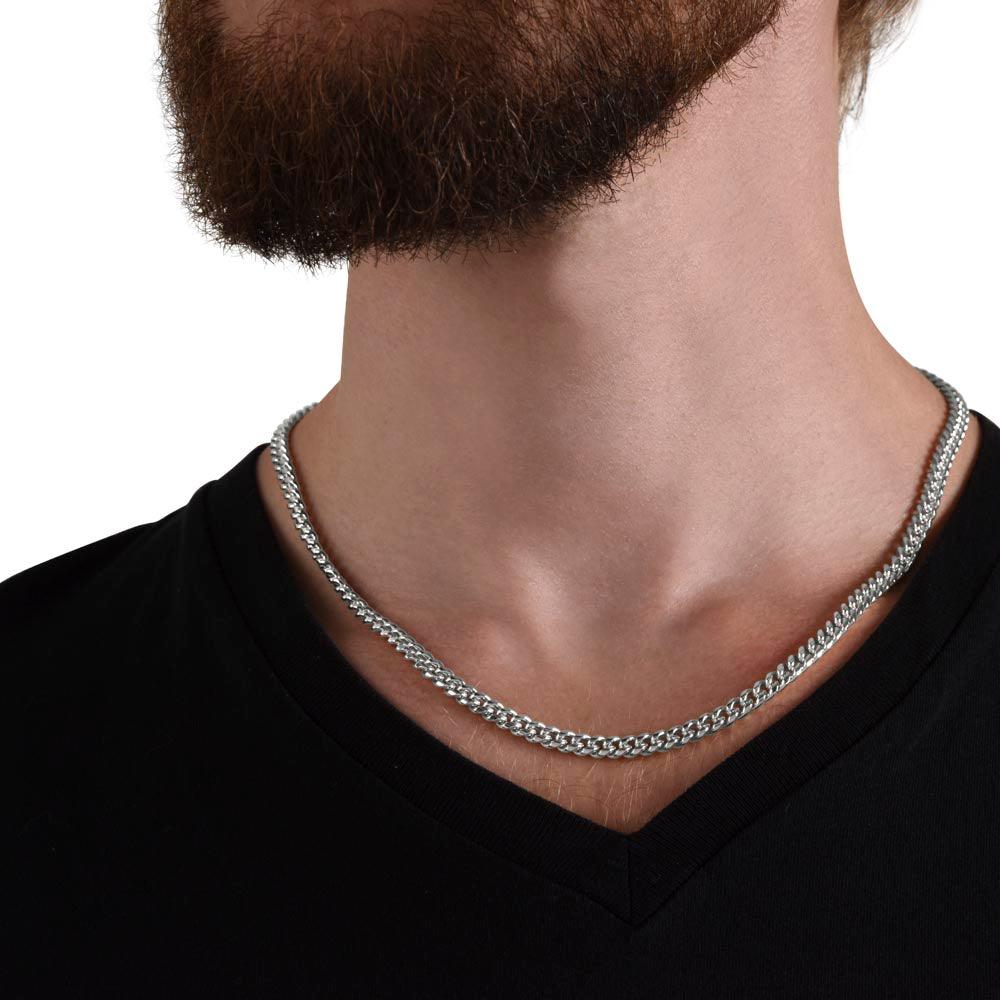Cadou pentru fiul nostru - Lantisor Cuban Link