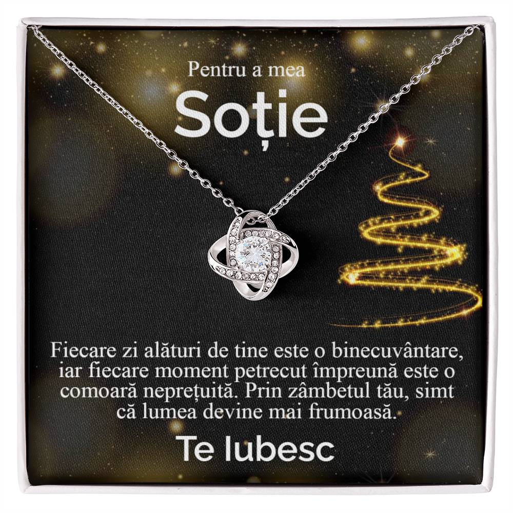 Cadou Sotie - Colier Love-Knot