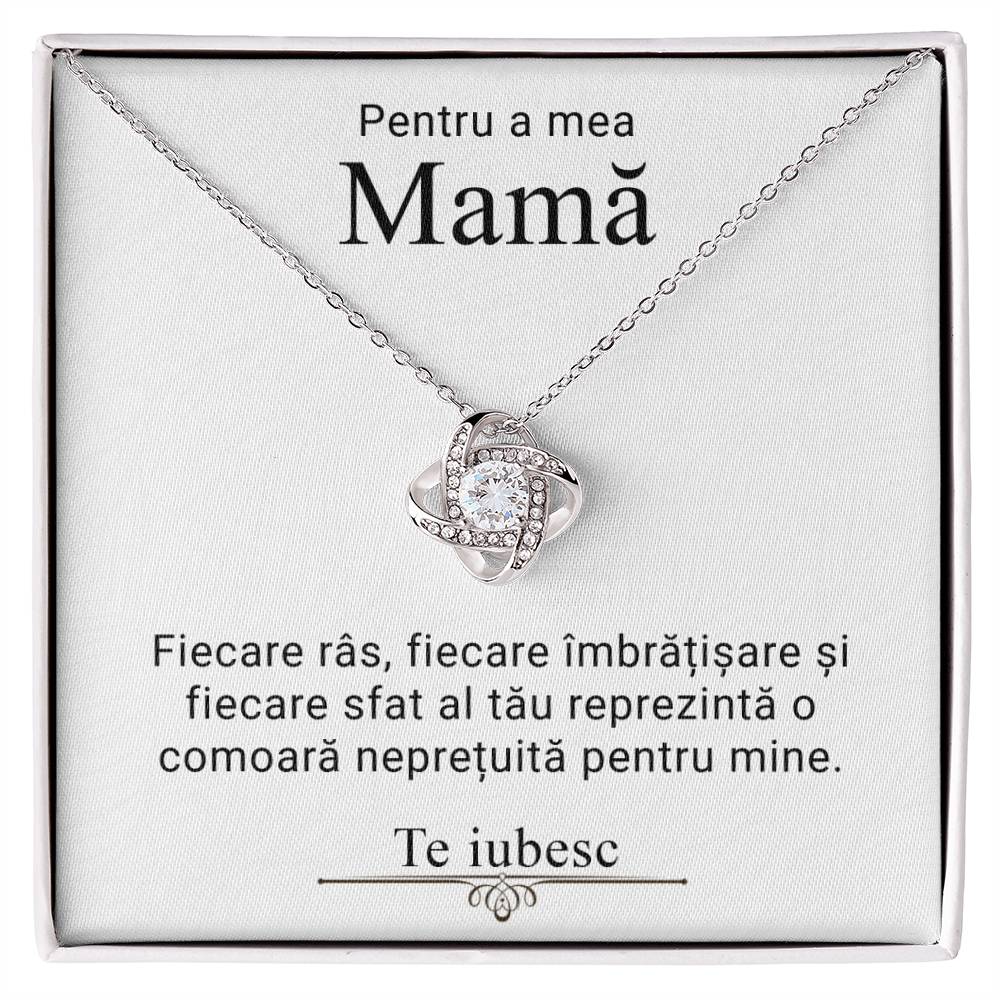 Cadouri Mame - Colier Love Knot Argint