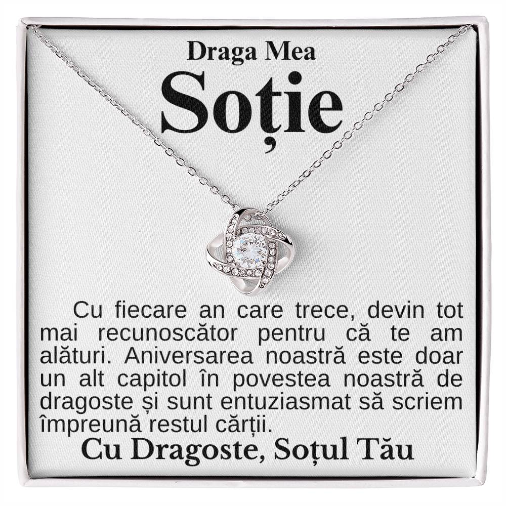 Cadouri Sotii - Colier Love Knot Aniversare