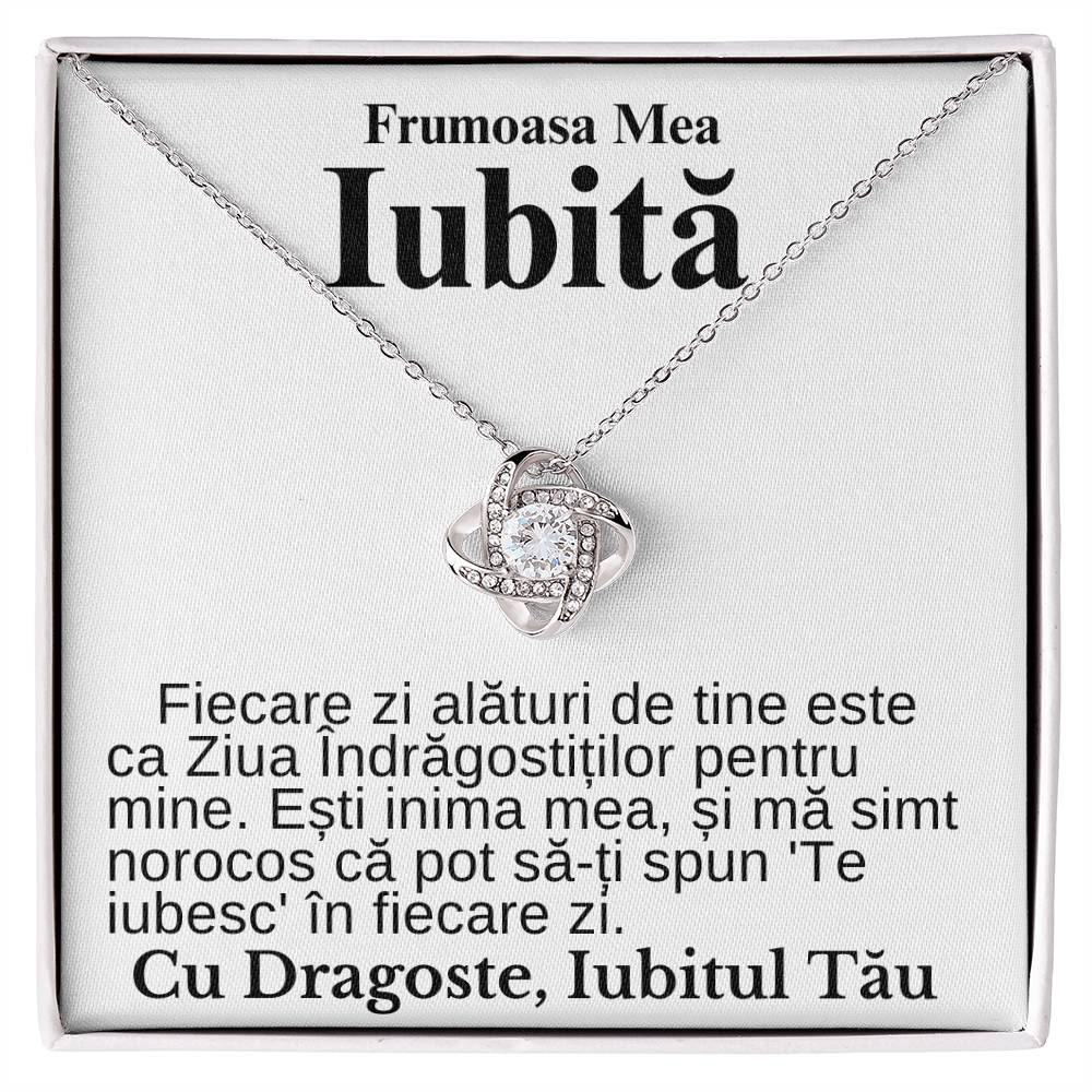 Frumoasa Mea Iubită- Colier Love Knot Declarație Iubire