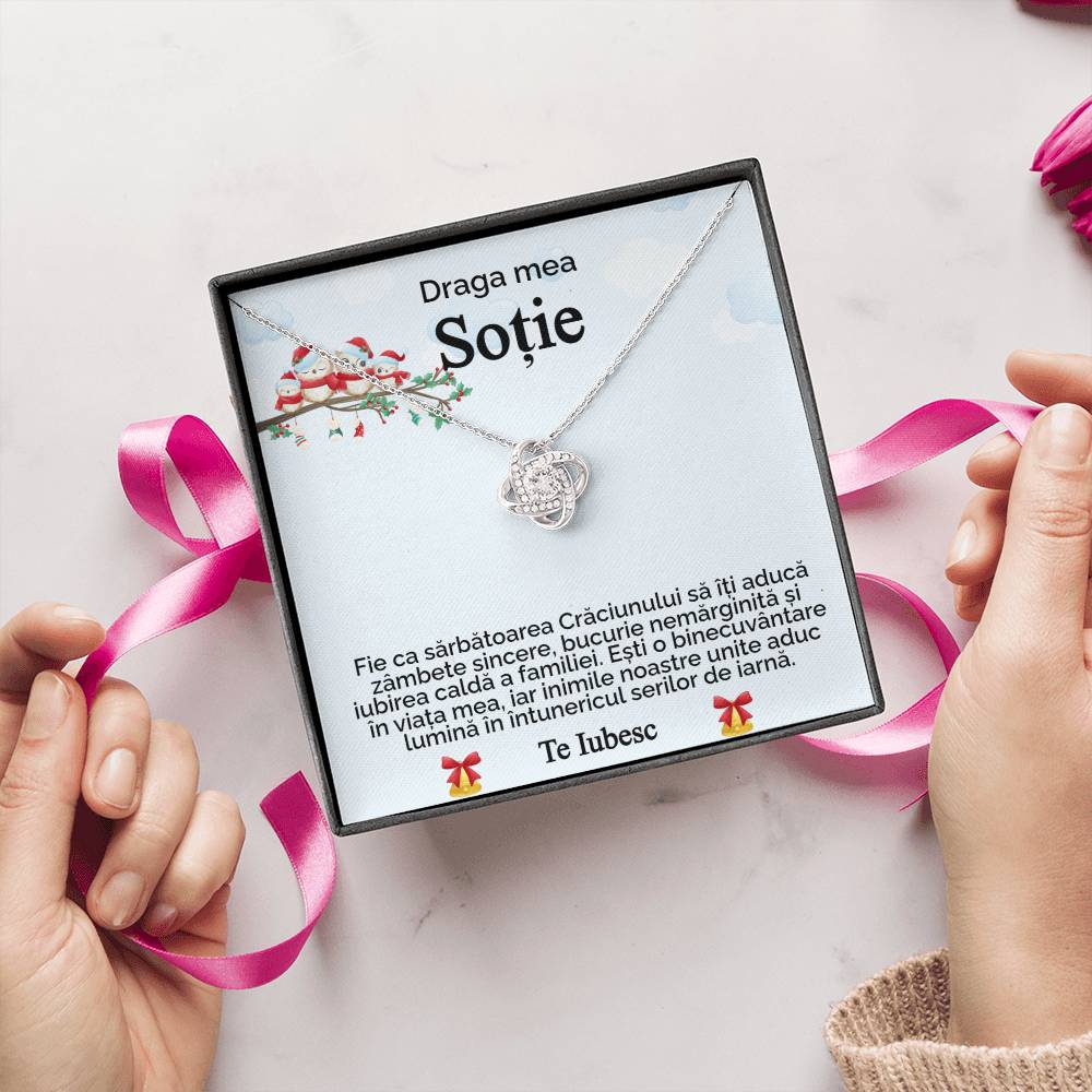 Cadou Pentru Sotie de Craciun- Love Knot