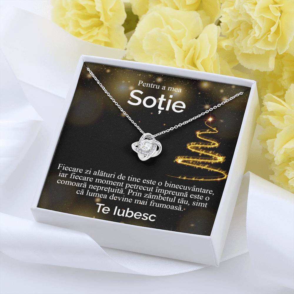 Cadou Sotie - Colier Love-Knot