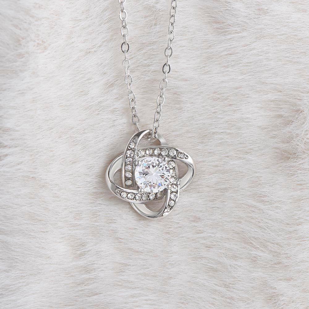 Cadou Personalizat Mama - Colier Argint Love Knot
