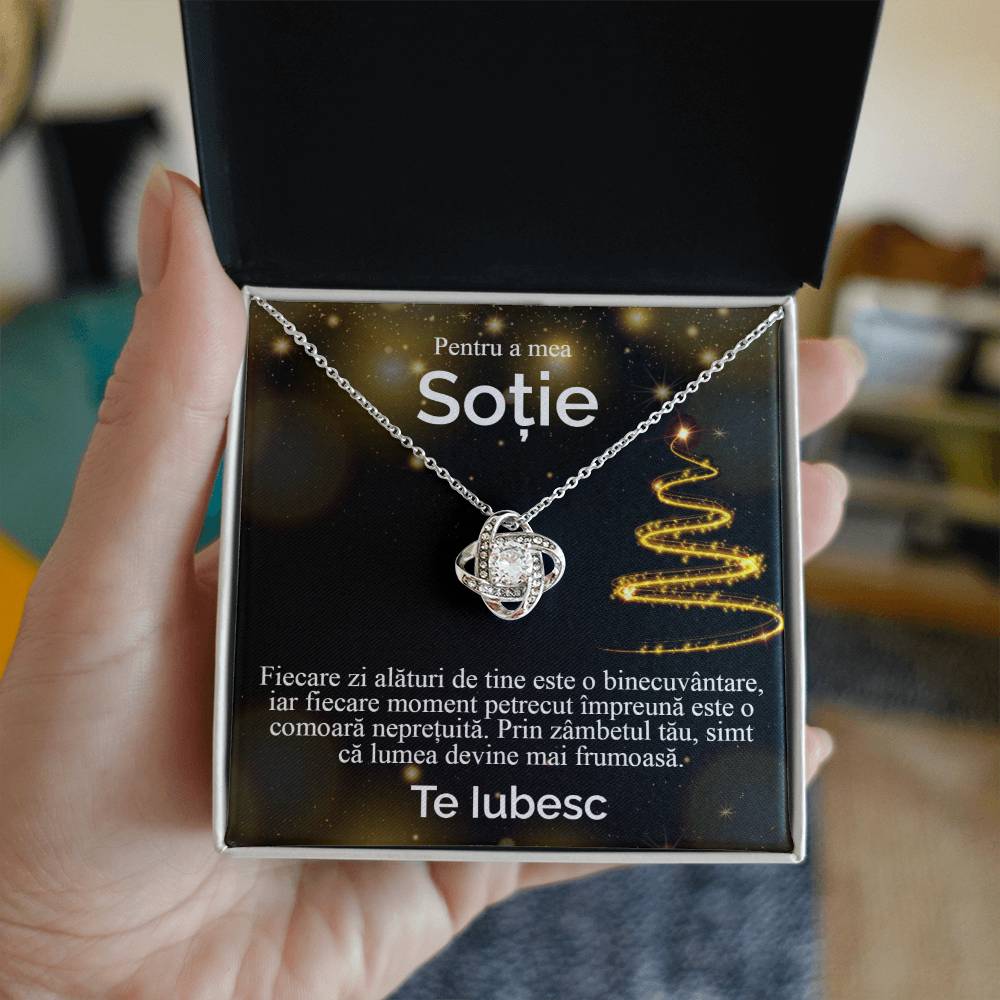 Cadou Sotie - Colier Love-Knot