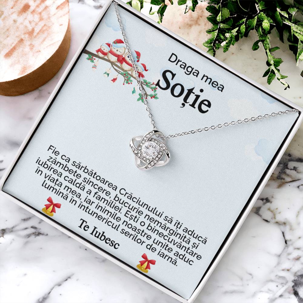 Cadou Pentru Sotie de Craciun- Love Knot