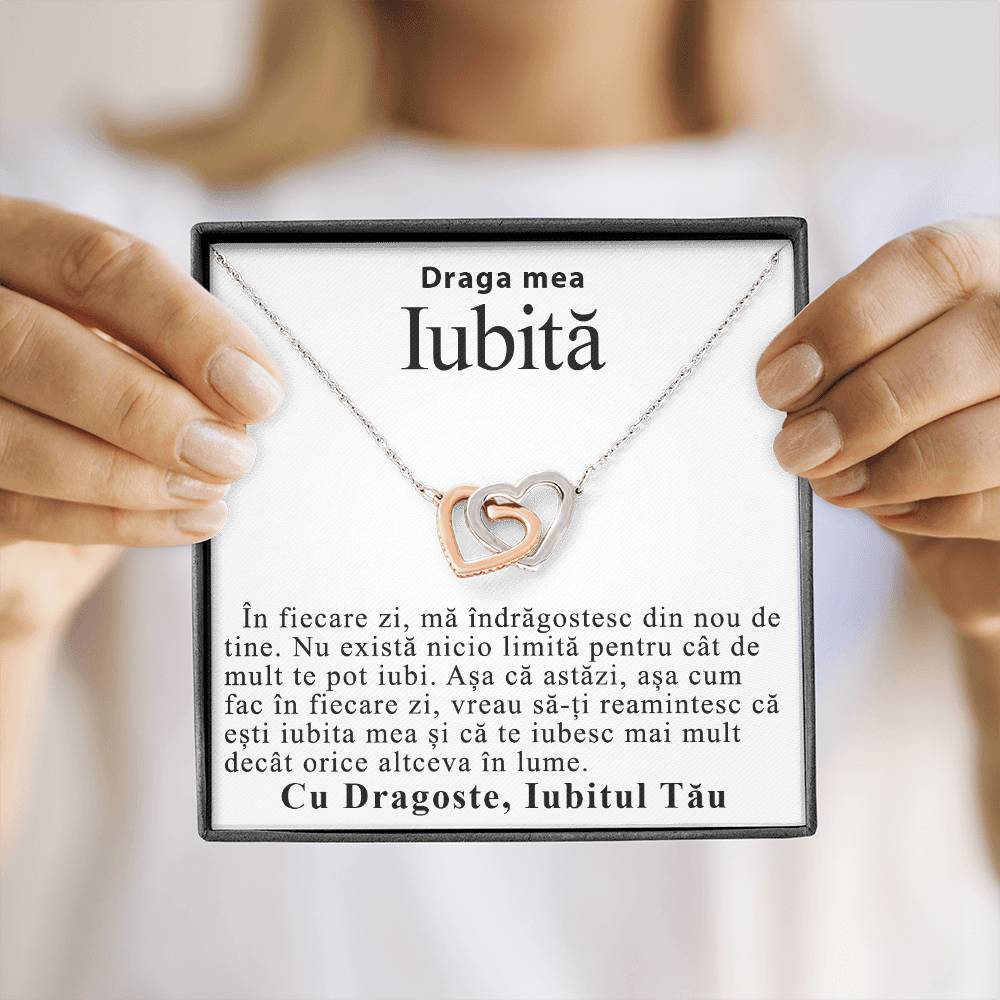Draga Mea Iubită- Colier Inimi Love Connection