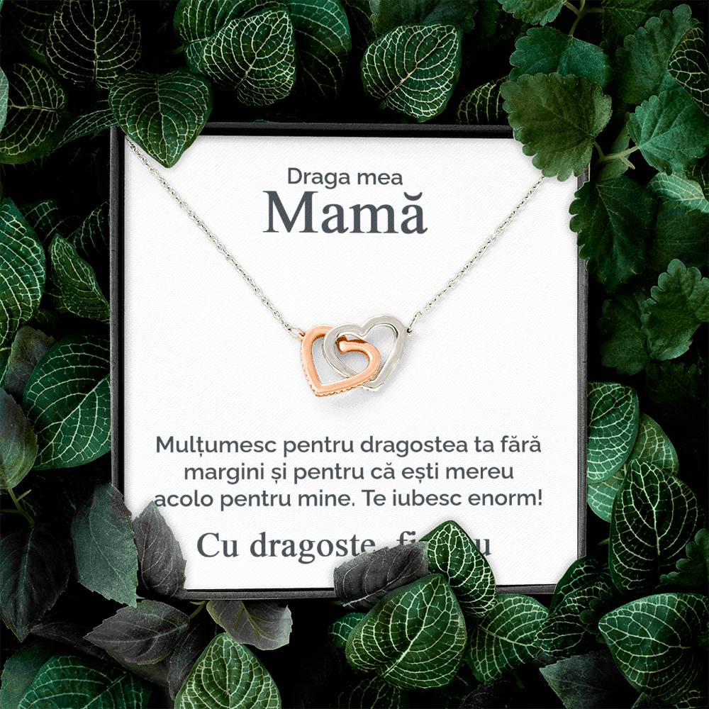 Cadouri Mama Fiu - Colier Inimi