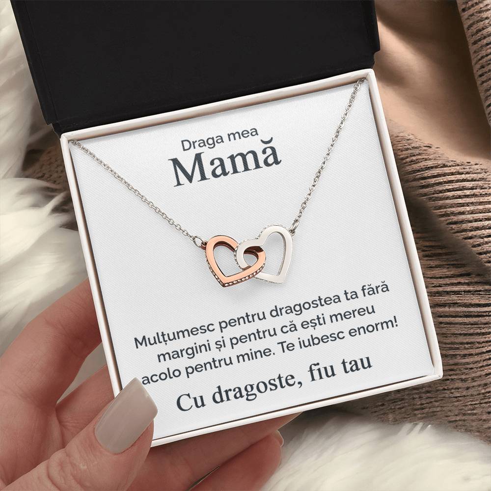 Cadouri Mama Fiu - Colier Inimi