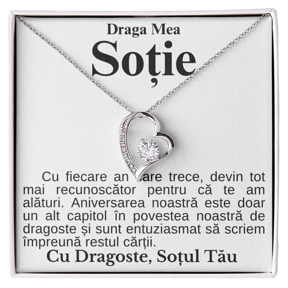 Cadou Pentru Ziua Sotiei - Colier Heart Diamond