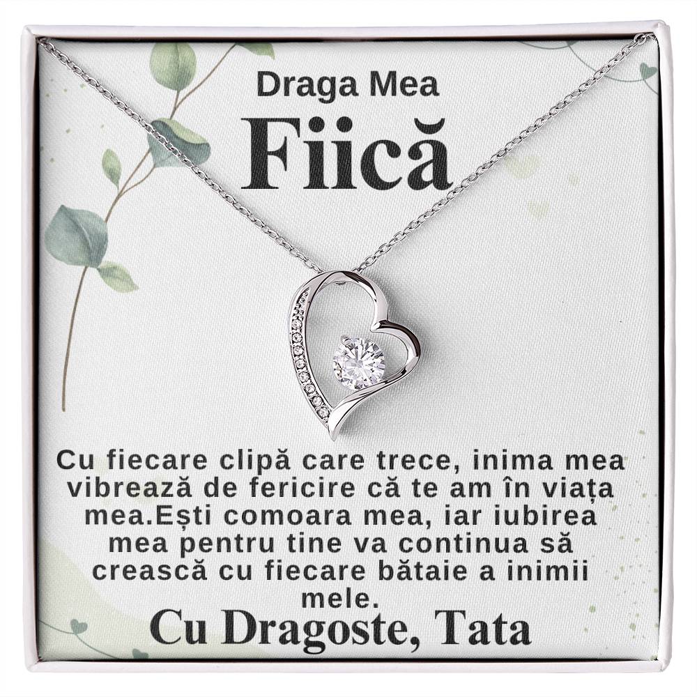 Cadou de la tata - Colier Inima Forever