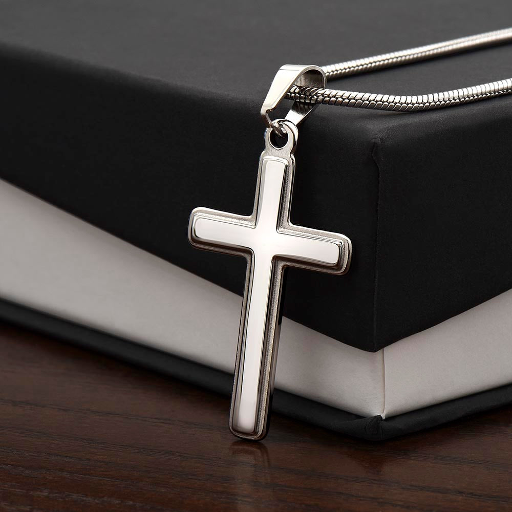 Cadou Personalizat Pentru Fiu - Lantisor Cruce