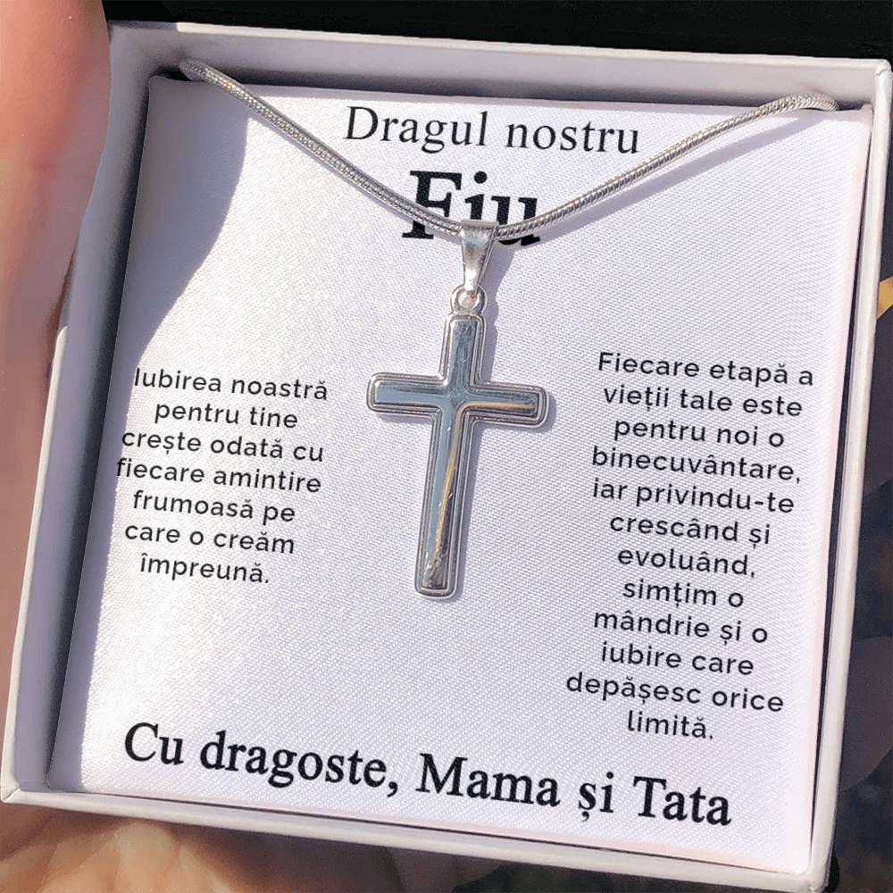 Cadou de la Mama si Tata - Lantisor Cruce