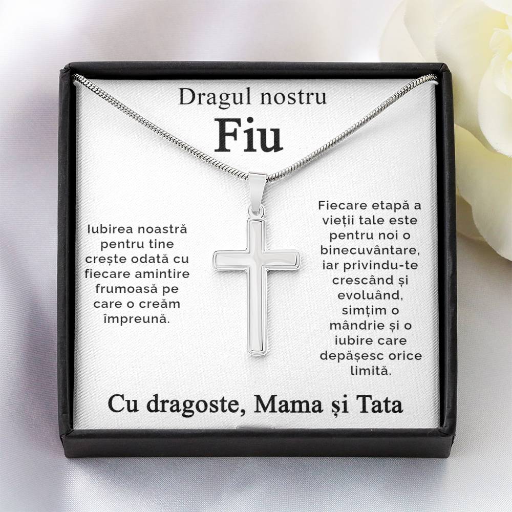 Cadou de la Mama si Tata - Lantisor Cruce