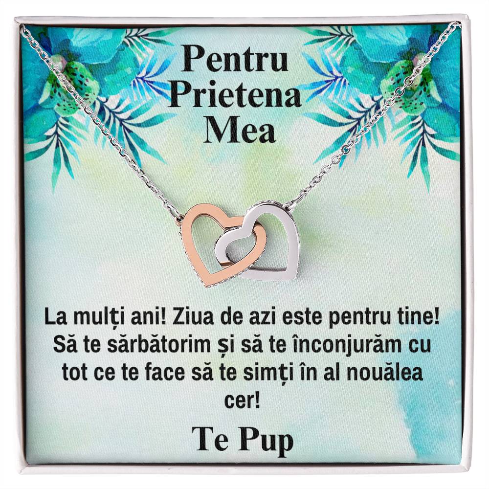cadou cu mesaj colier prietena