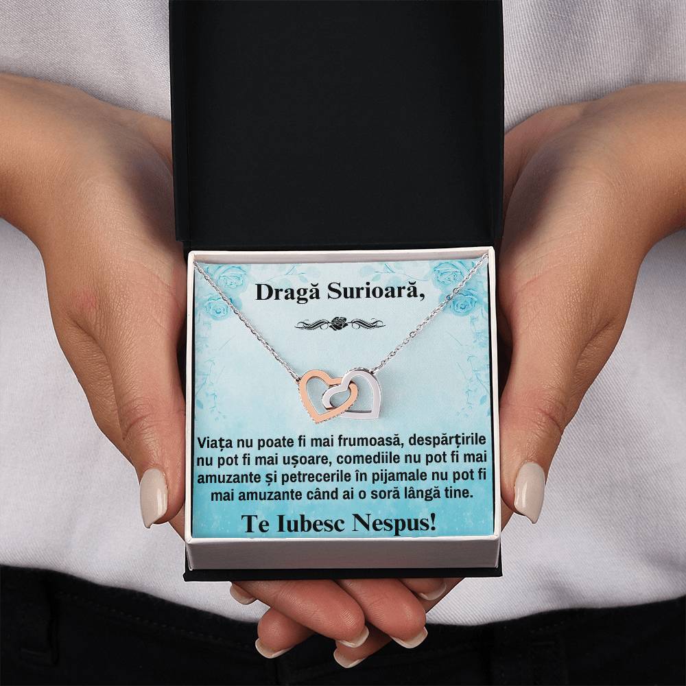cadou cu mesaj personalizat pentru sora