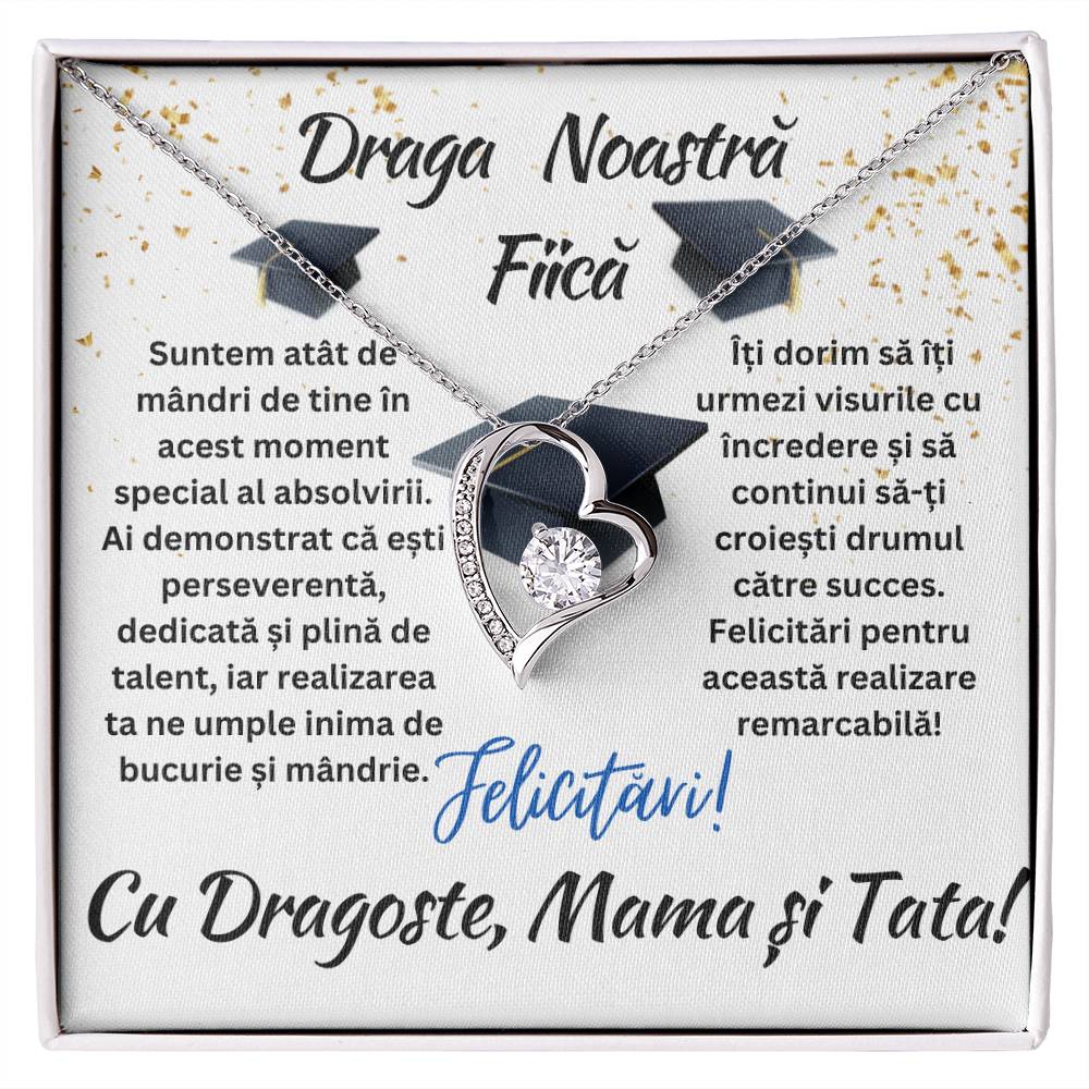 cadou de absolvire, cadou de la tata, cadou terminare liceu, colier pentru fiica, bijuterie cadou