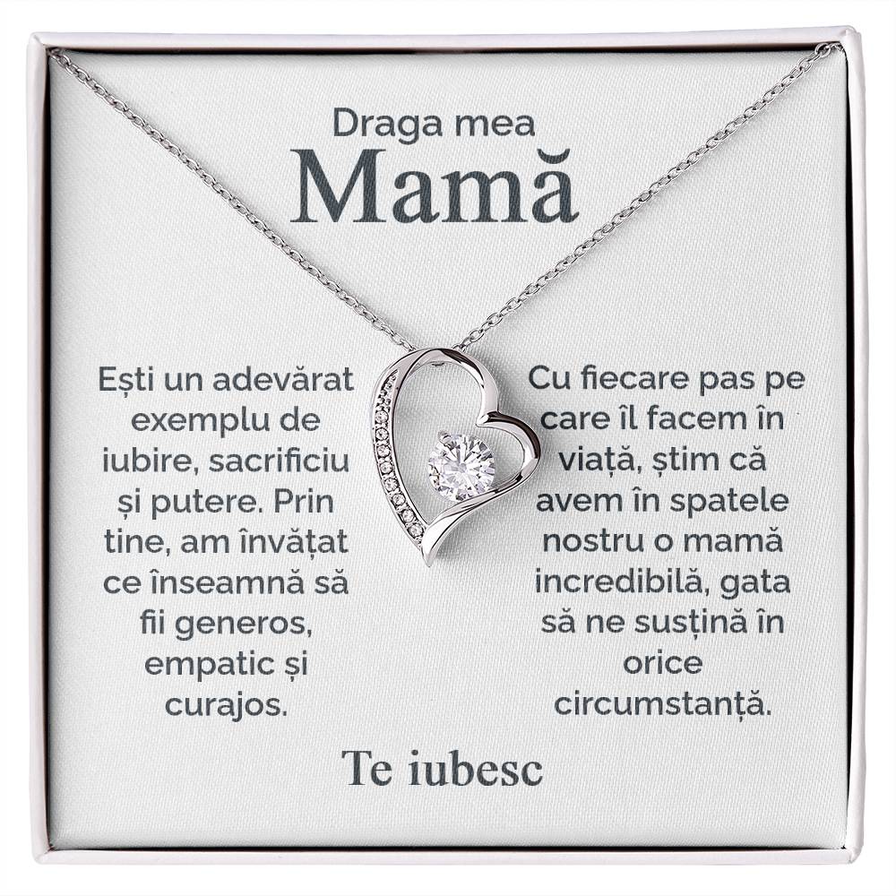Cadou pentru Mama - Colier pandantiv inimă Pure Heart