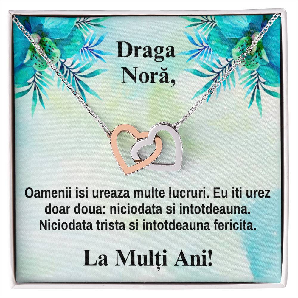 Lantisor Pentru Nora - Colier Inimi Pereche
