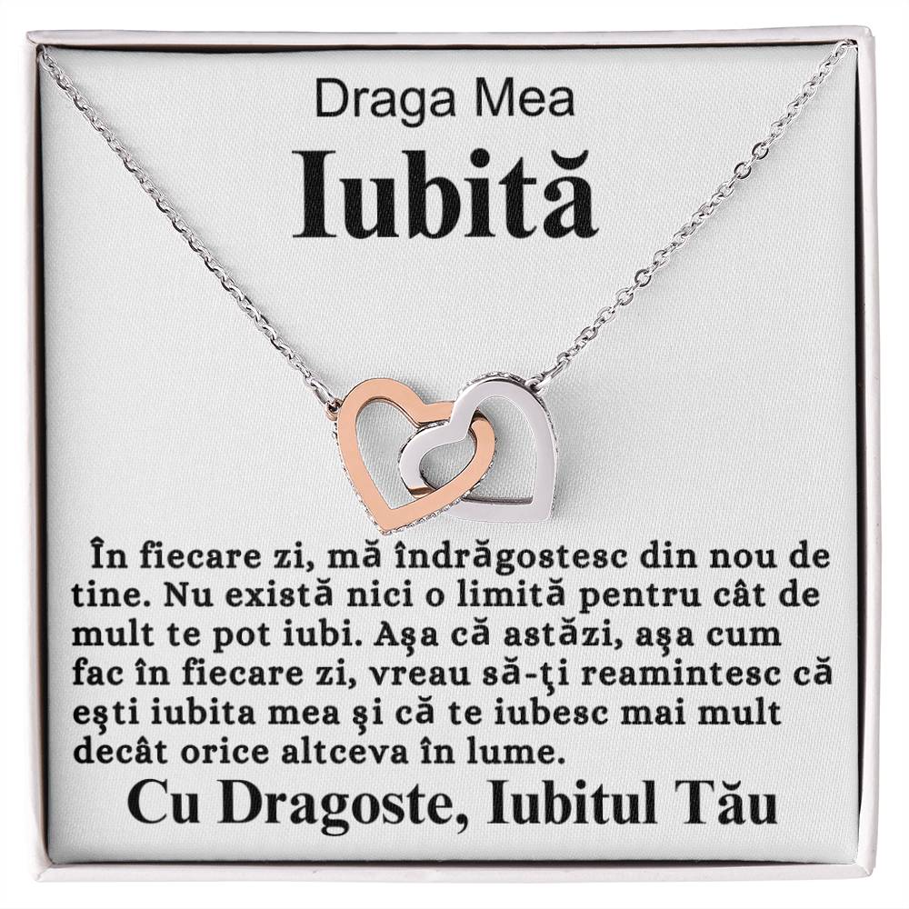 Draga Mea Iubită- Colier Inimi Love Connection