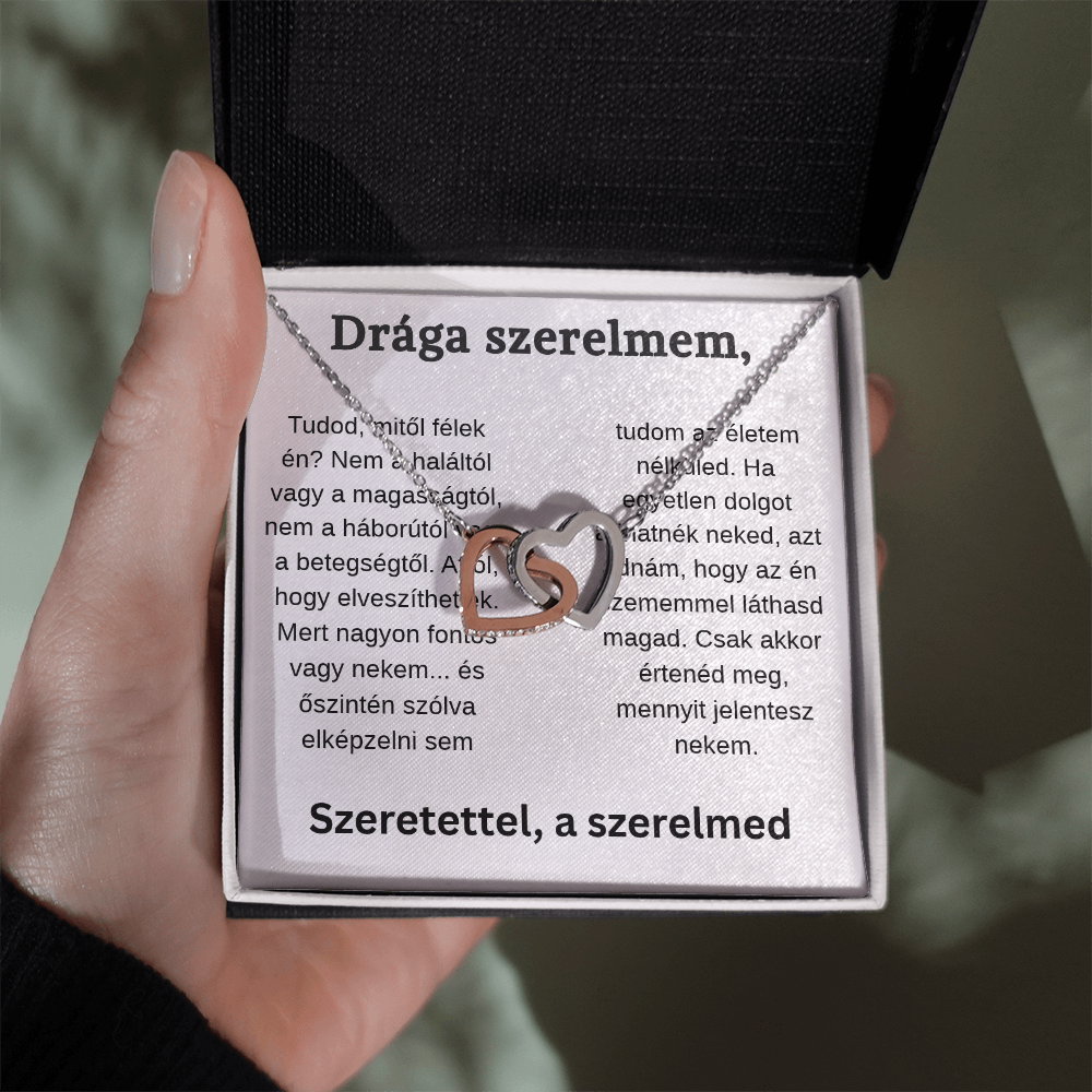 Örökké Együtt – Szívpár Nyaklánc Szeretett Feleségemnek