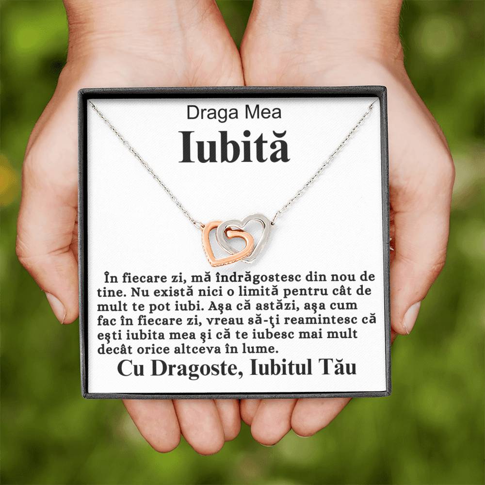 Draga Mea Iubită- Colier Inimi Love Connection