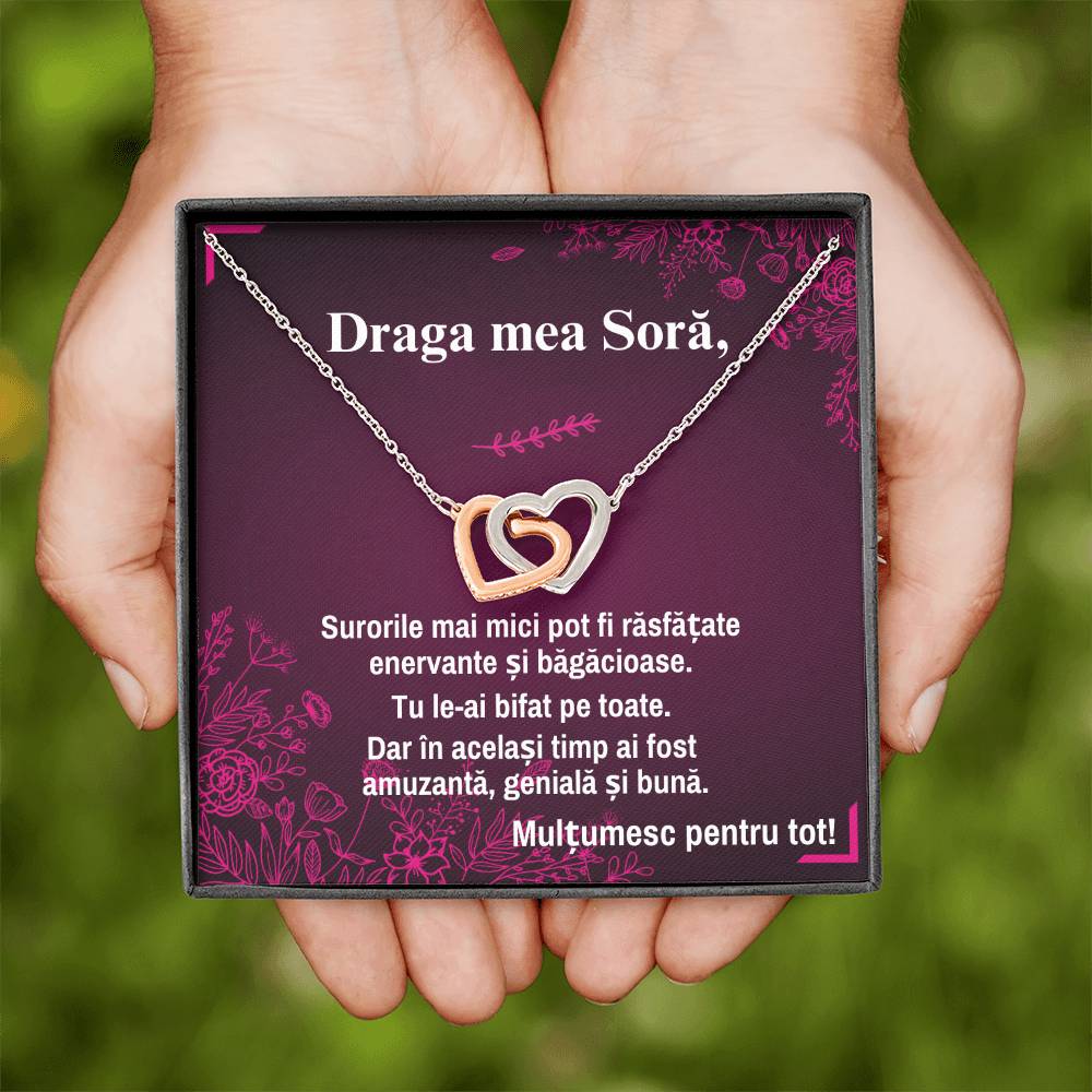 Cadou pt Sora – Colier Inimi Pereche