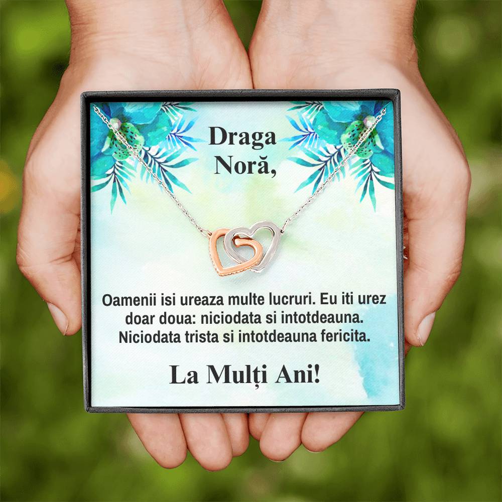 Lantisor Pentru Nora - Colier Inimi Pereche
