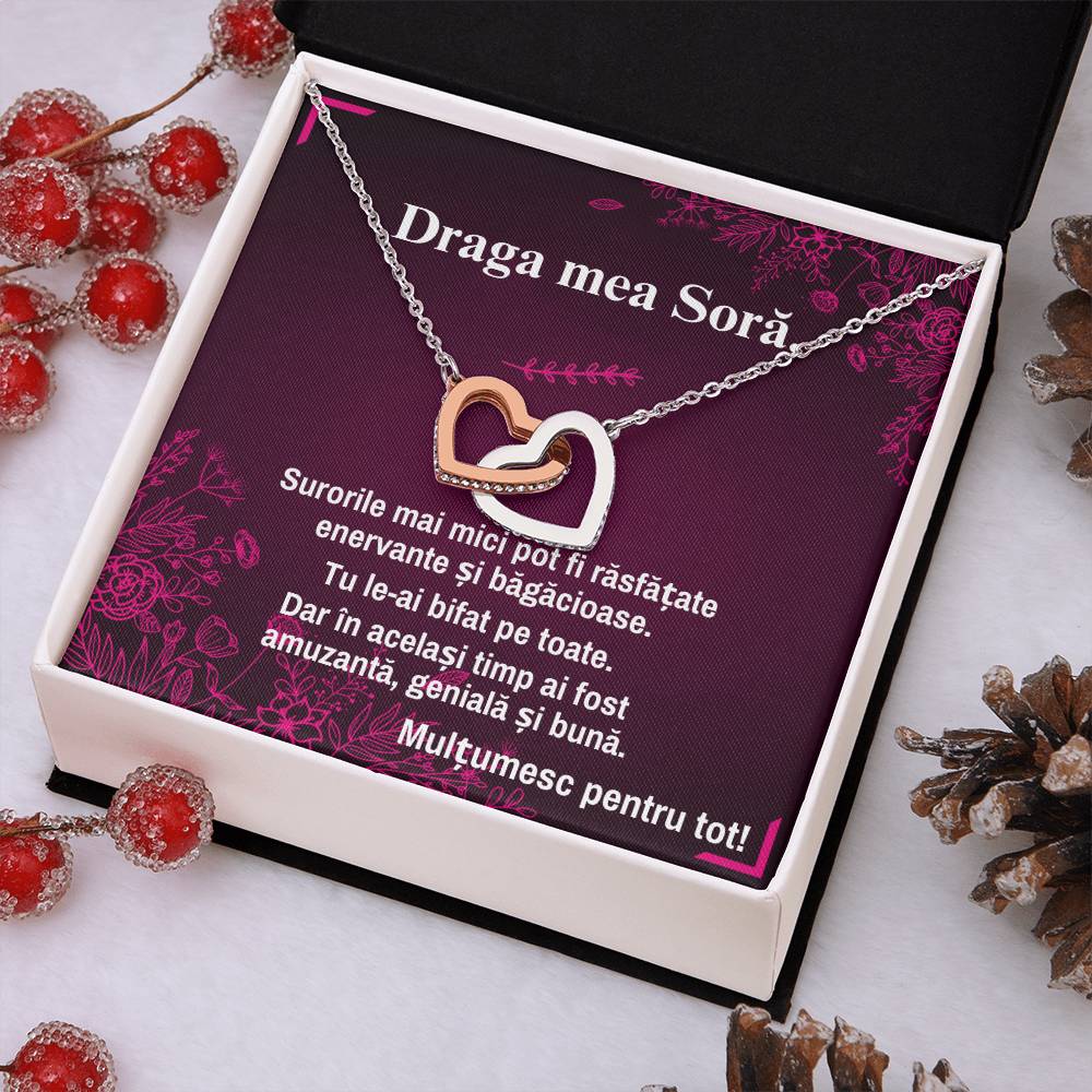 Cadou pt Sora – Colier Inimi Pereche