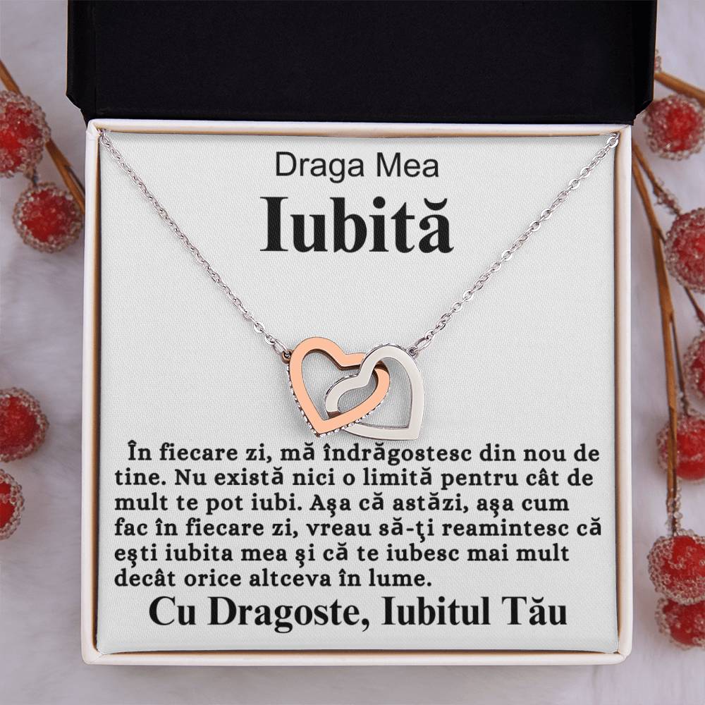 Draga Mea Iubită- Colier Inimi Love Connection