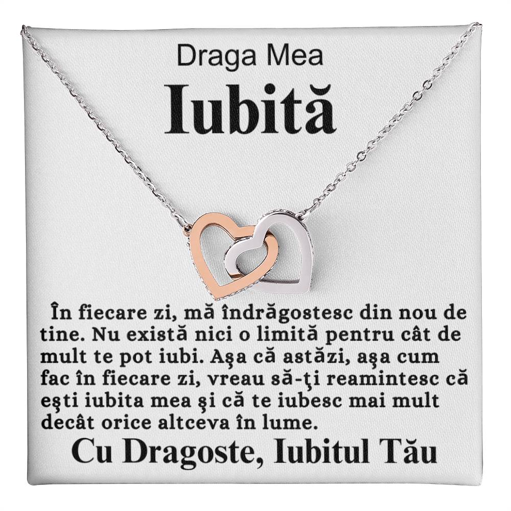 Draga Mea Iubită- Colier Inimi Love Connection