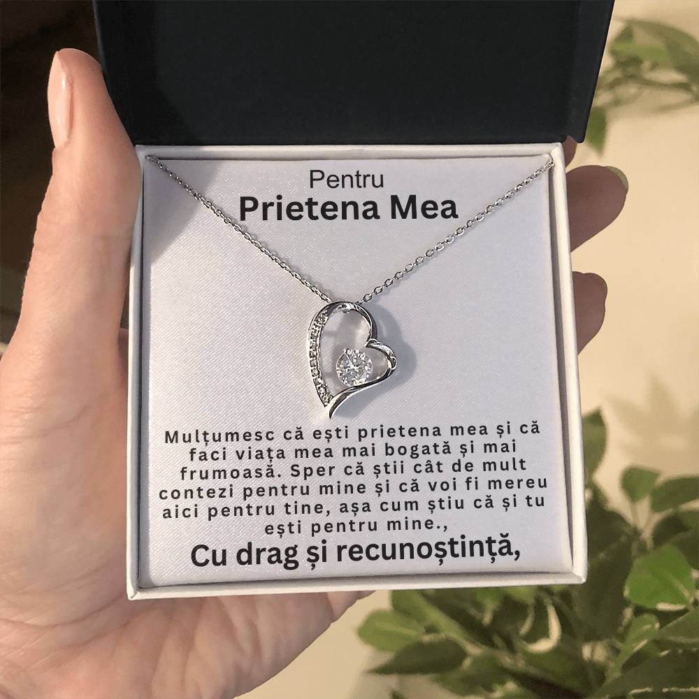 Idei de Cadouri Pentru Prietene - Colier Argint Inimă