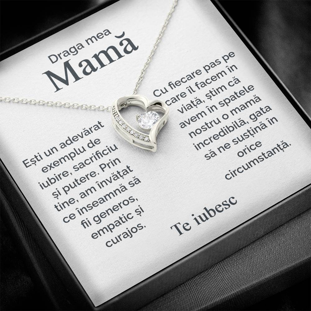 Cadou pentru Mama - Colier pandantiv inimă Pure Heart