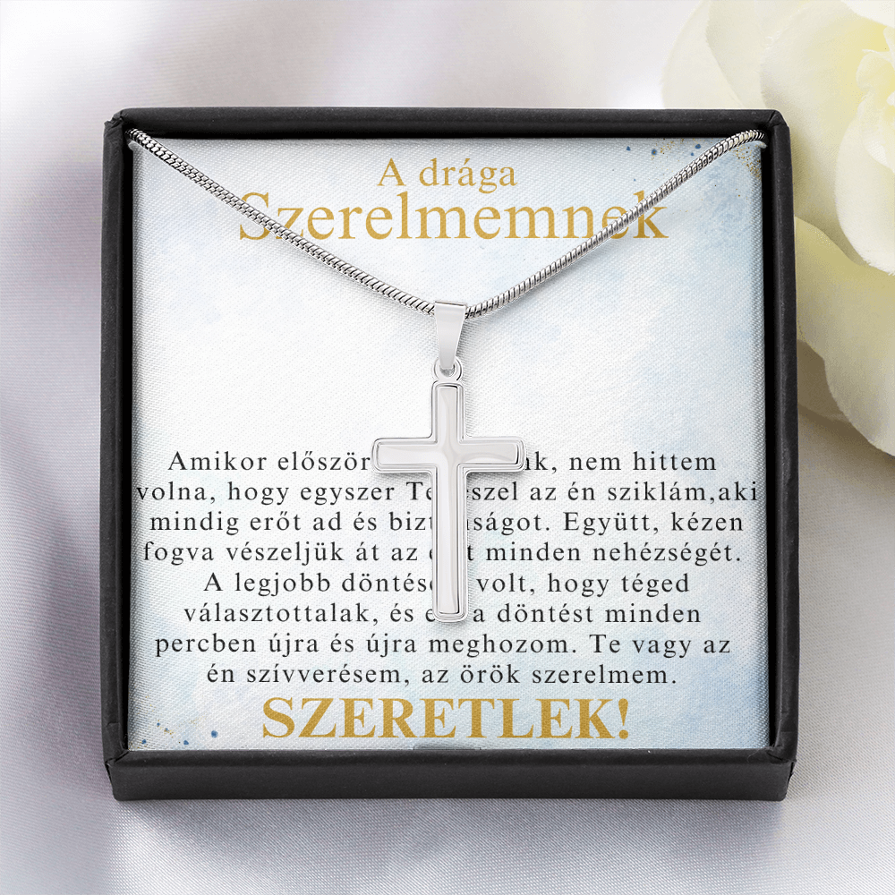 Ajándék szeretett férjemnek – Kereszt nyaklánc
