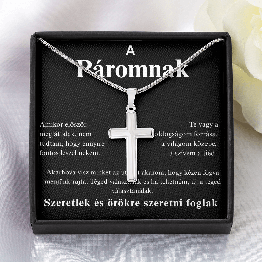 Ajándék szeretett férjemnek – Kereszt nyaklánc
