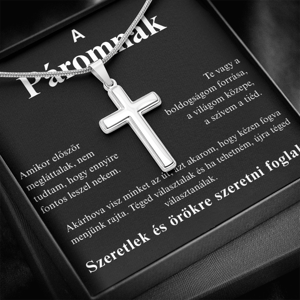 Ajándék szeretett férjemnek – Kereszt nyaklánc