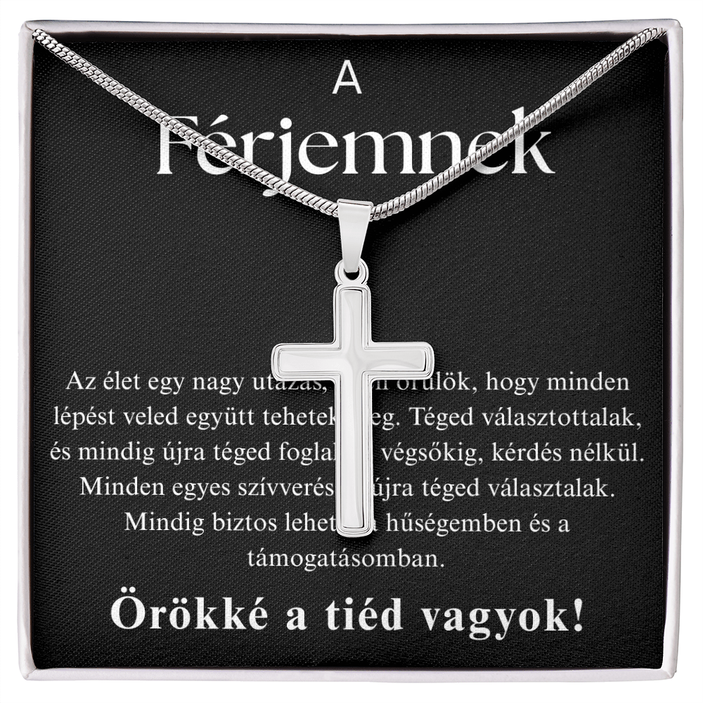Ajándék szeretett férjemnek – Kereszt nyaklánc